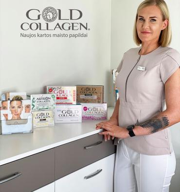 Gydytoja Aurelija Juškienė apie Gold Collagen prekės ženklo produktus